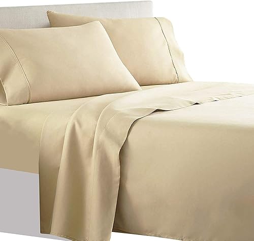 Miniatura 8 de Royal Tradition Juego de sábanas olímpicas de 550 hilos, 100% algodón, tamaño Queen, color mar