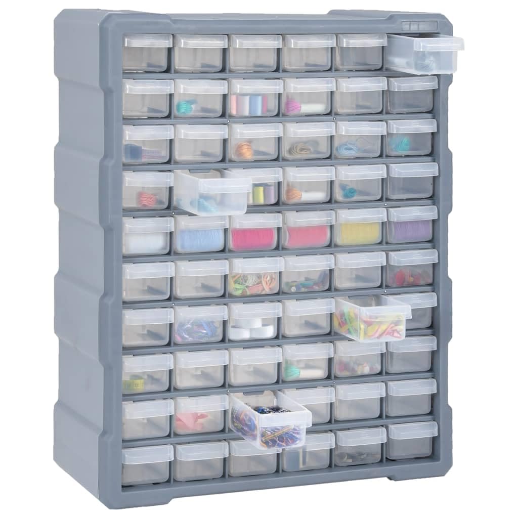 Genérico Organizador multicajones con 60 cajones 38x16x47,5 cm,Bricolaje,Accesorios de Bricolaje,Organización y Almacenamiento de Herramientas,Cajas de herramientas-147588