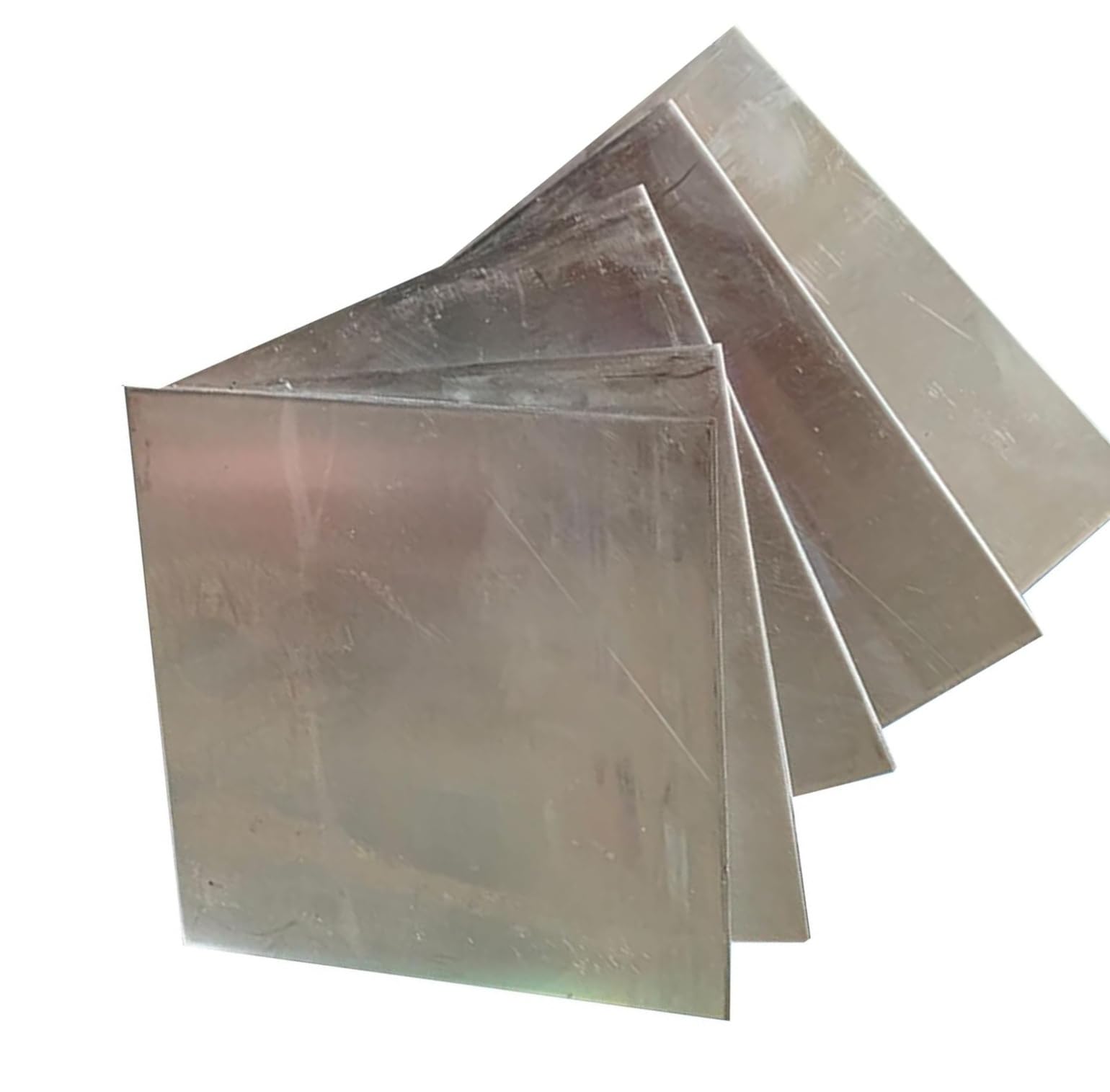 Plaque de feuille de zinc pur - épaisseur 0,3 mm, 5 pièces(25cmx10cm)