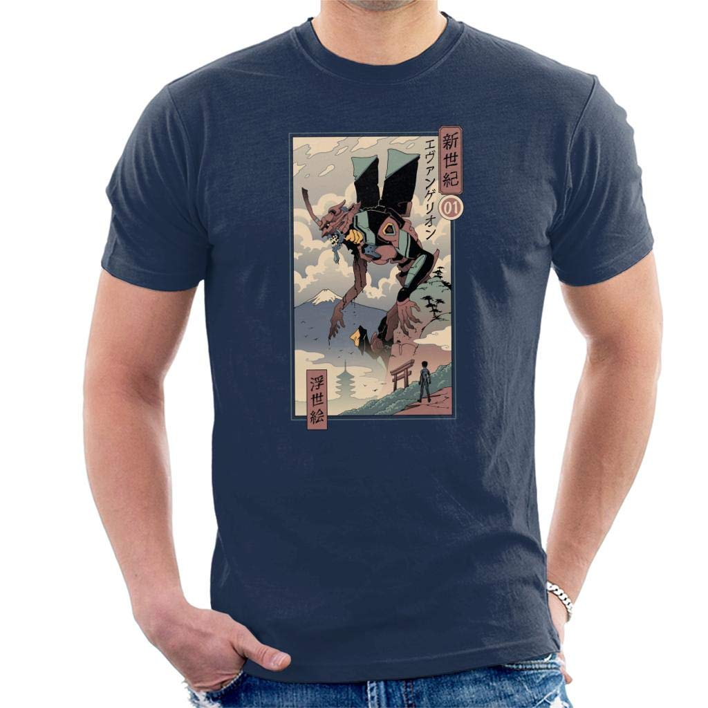 Neon Genesis Evangelion Eva Ukiyo E Men's T-Shirt