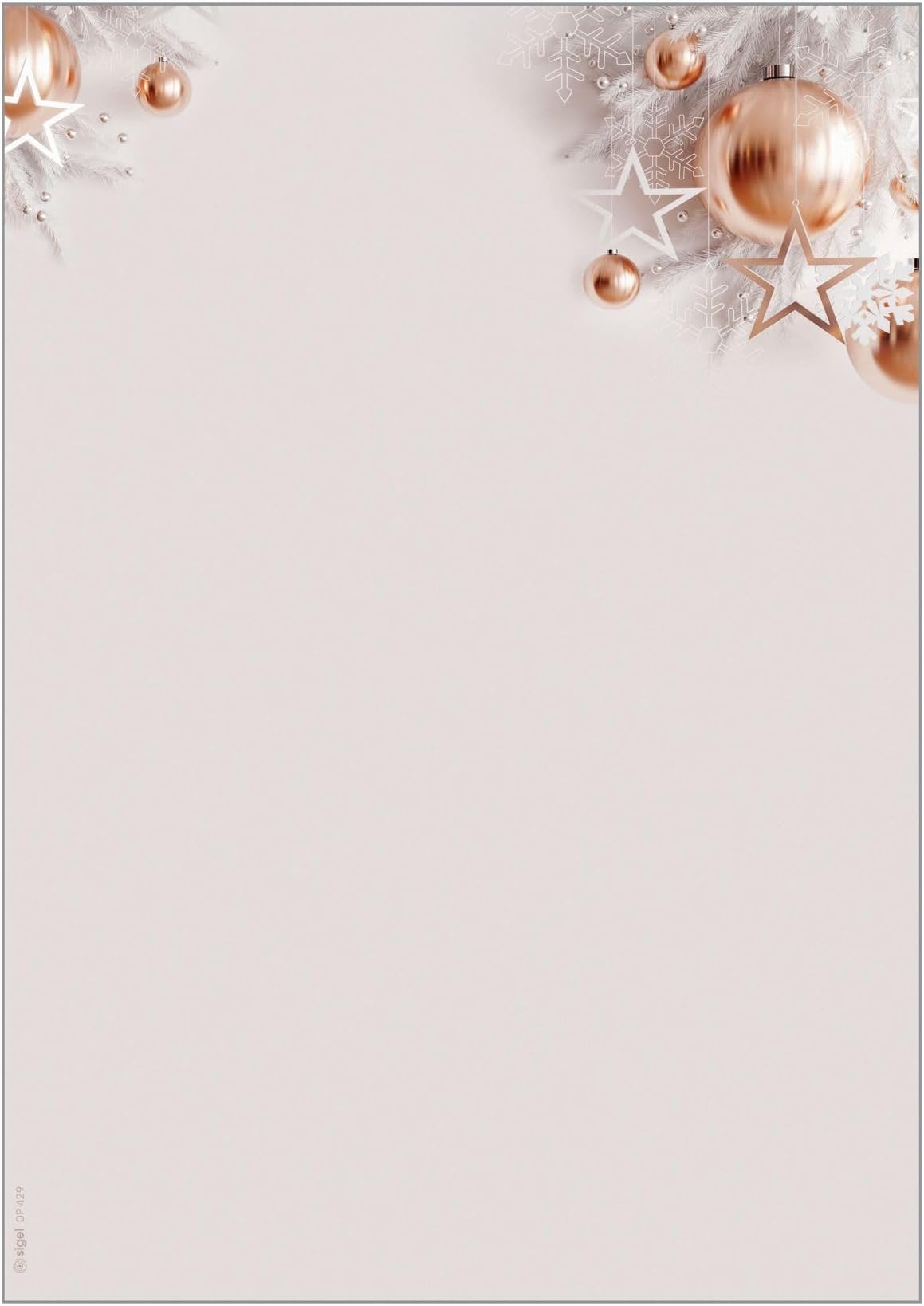  SIGEL DP041 Briefpapier Weihnachten "Frozen", A4, 100 Blatt 