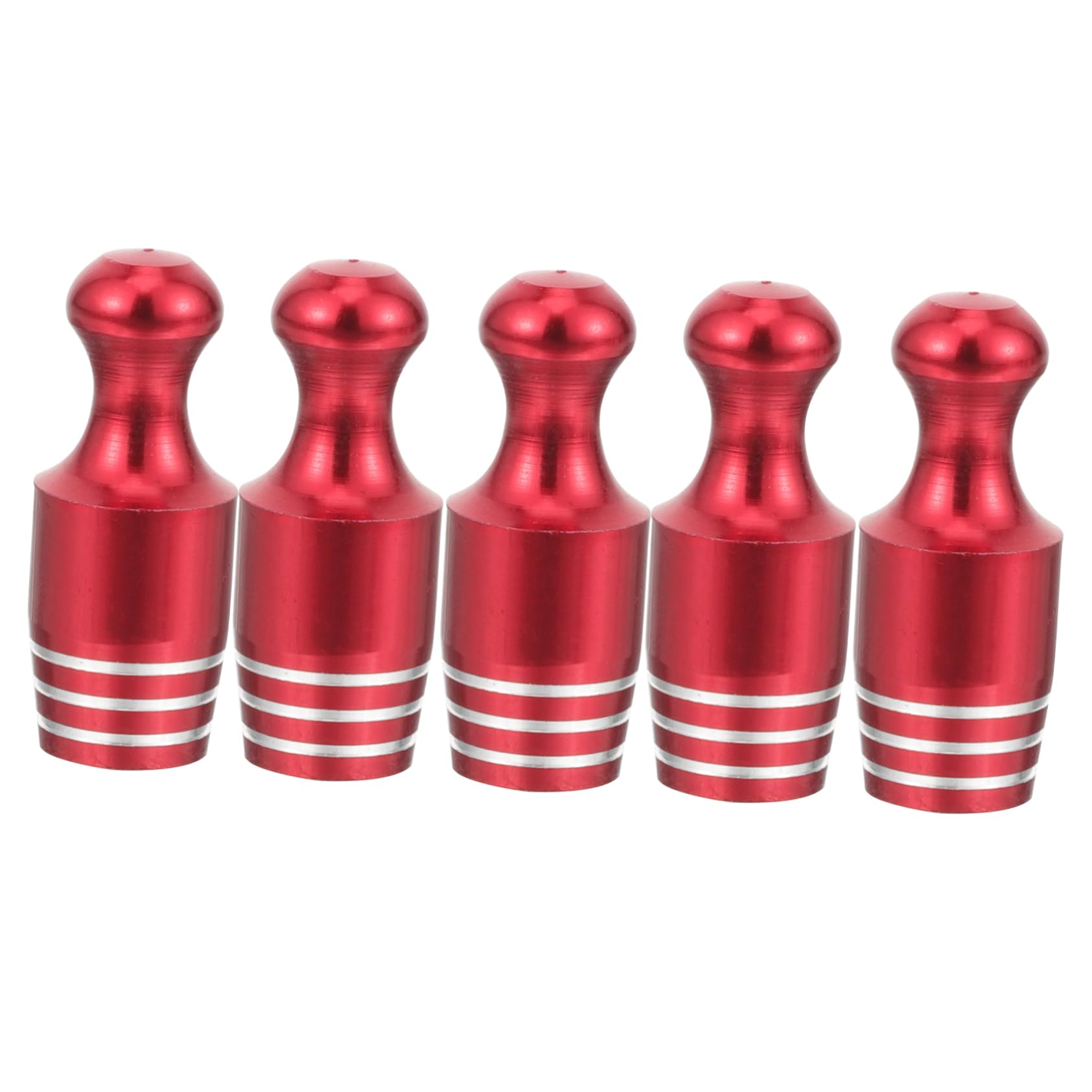 Kisangel Valve Caps Set 5pcs Valves Stem Caps Covers Air Nozzle Covers Replacement