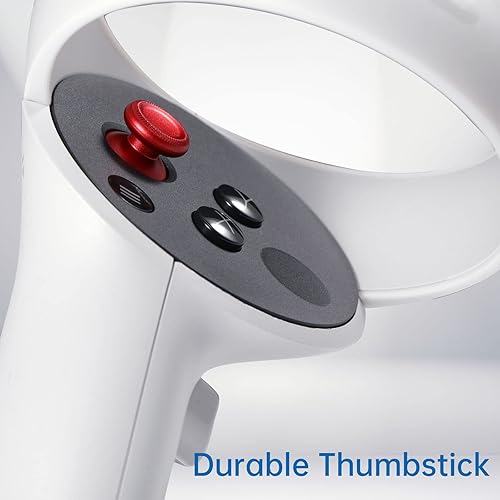 Miniatura 8 de VRbrother 2Pcs Replacement Rocker Metal Analog Joystick Thumbstick Mushroom Caps Repair for Meta Oculus Quest 2 Silver