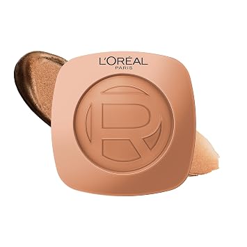 LOreal Paris True Match Hyaluron Tinted Balm Embellisher, Buildable Cream Blush and Highlighter Makeup for Radiant Skin, Hydrating, Lightweight, Non-Comedogenic Formula, Amber Doree