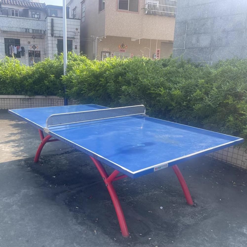 Rygcrud Outdoor Table Tennis Net - Stainless Steel, Countertop Grid Separator Practice/Train for Courtyard, Parks, Clubs