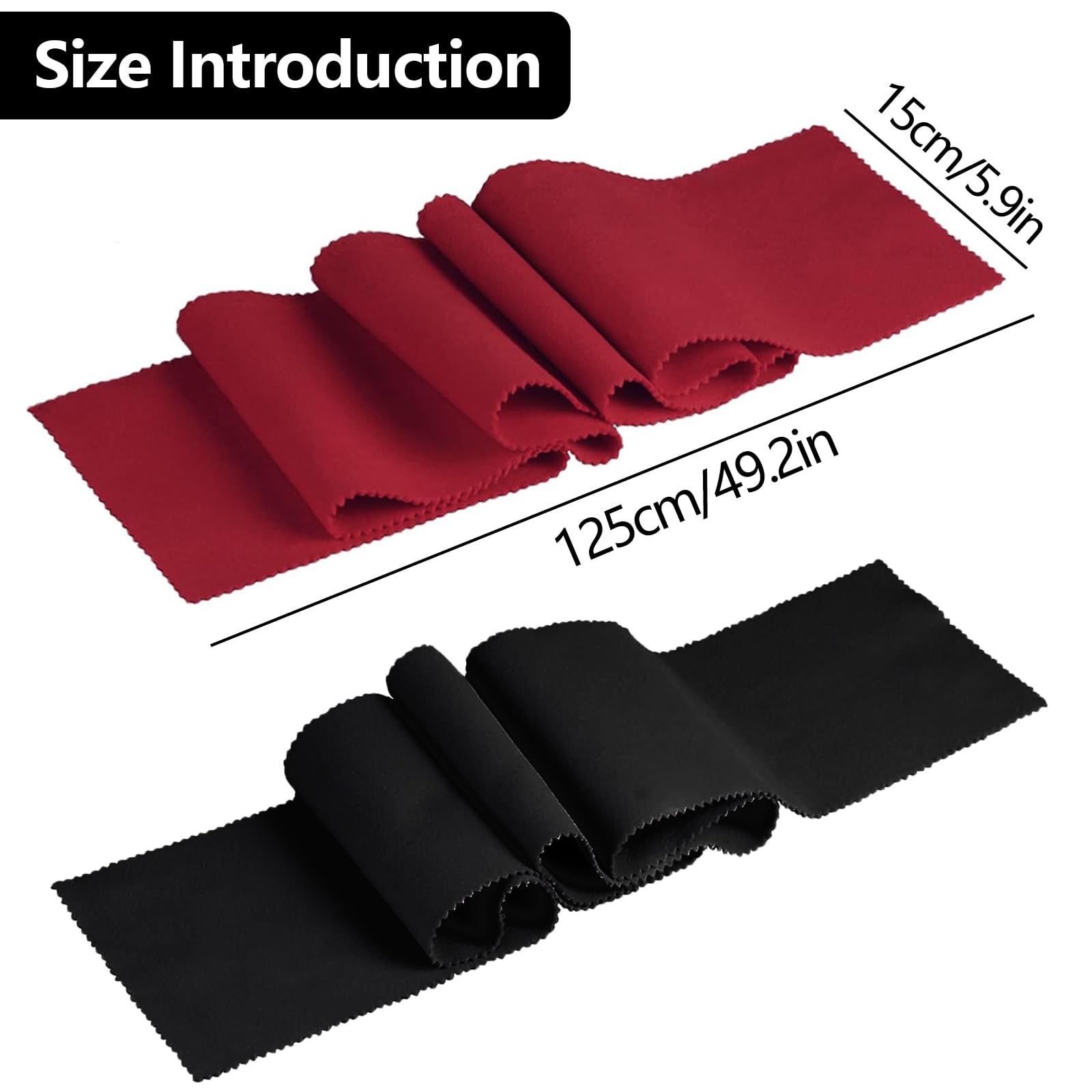 Paño para Cubrir Teclado de Piano, 2 PCS Funda para Teclado y Piano de 88 Teclas 125 x 15 cm Paño Antipolvo para Teclado para Teclados Electrónicos y Pianos Digitales