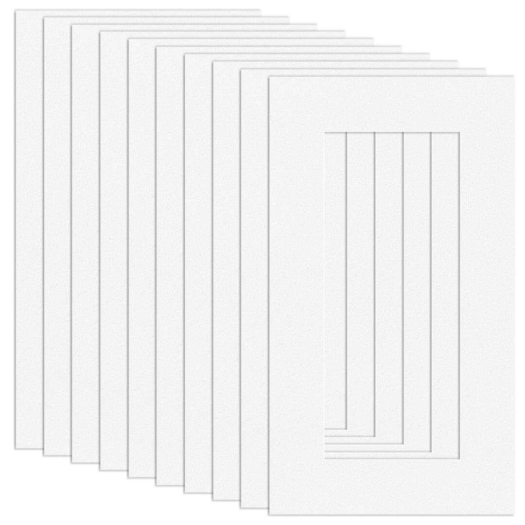 Procut Global White 16x9" Picture Mounts - Fits 12x5" Photo Size โ image 1