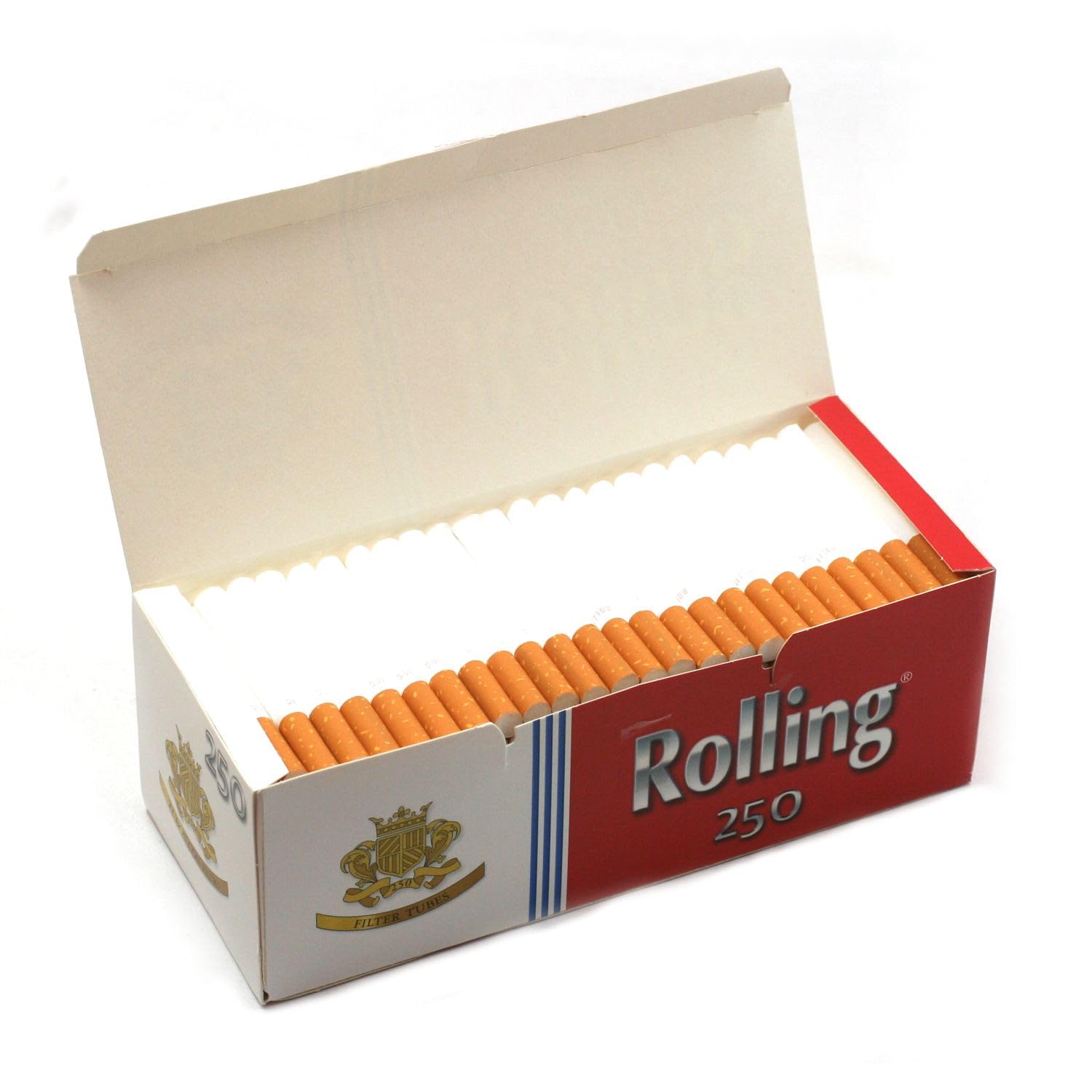 Boîte de 250 tubes à cigarettes Rolling (12)