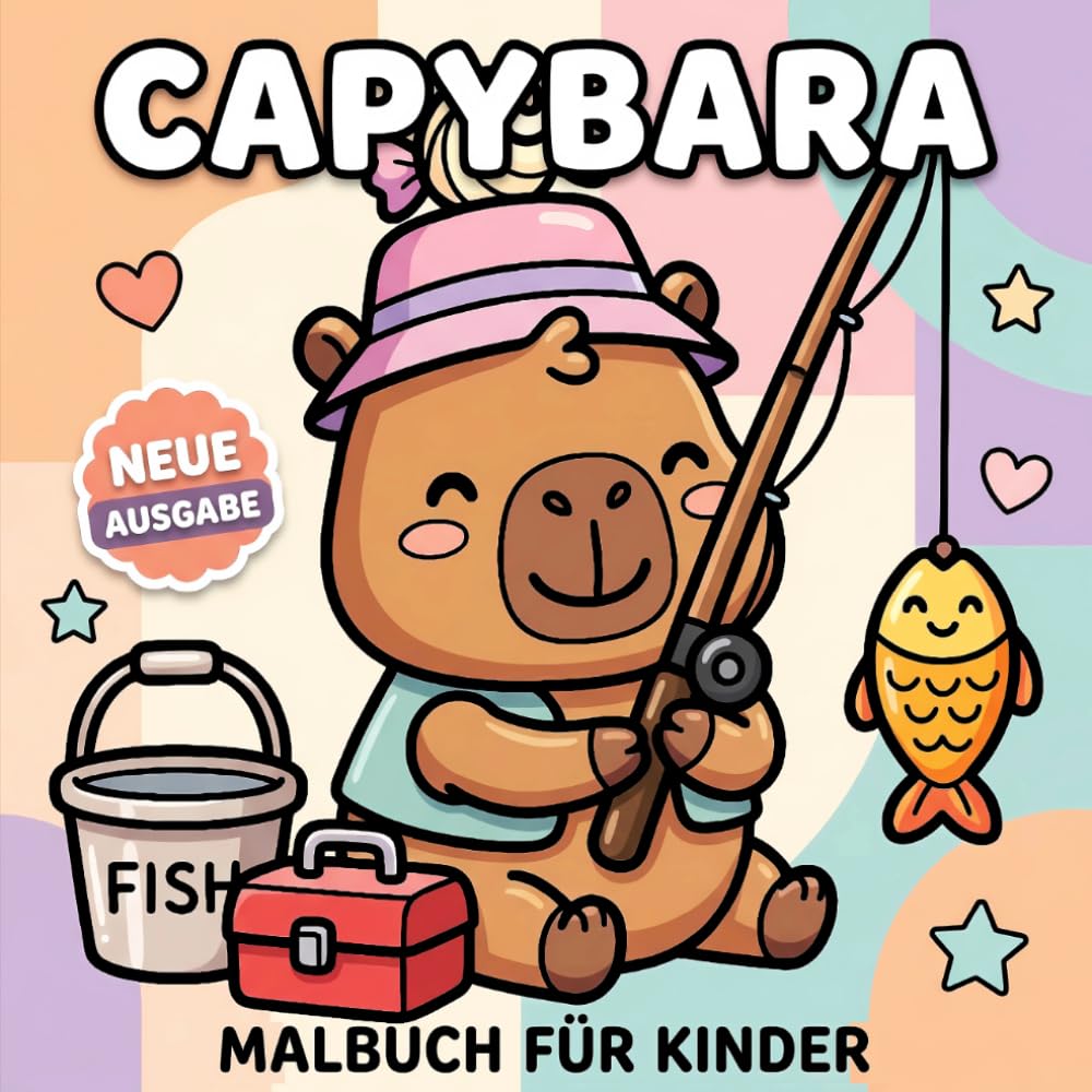 Capybara Malbuch: Über 60 Süße Illustrationen Für Kinder Und Jugendliche, Ideal Zum Entspannen, Ausmalen Und Freude Schenken