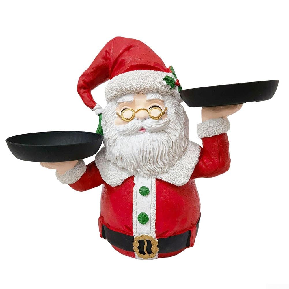 Christmas Snack Rack, Christmas Snowman Treats Holder, Christmas Decoration Trays, Decoration Candy Bowl Dish Xmas Sugar Snack Container for Table Desk Decoration (1)