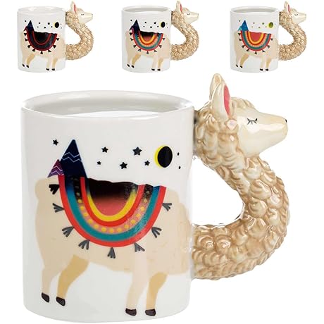 infloatables Llama Color Changing Coffee Mug