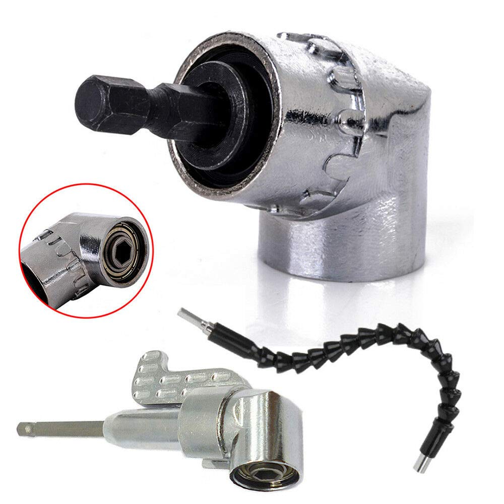 Tournevis à angle droit 105 ° 1/4" pour perceuse ou tournevis