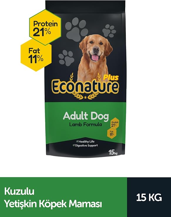 Econature Plus Kuzulu Yetişkin Köpek Maması 15kg