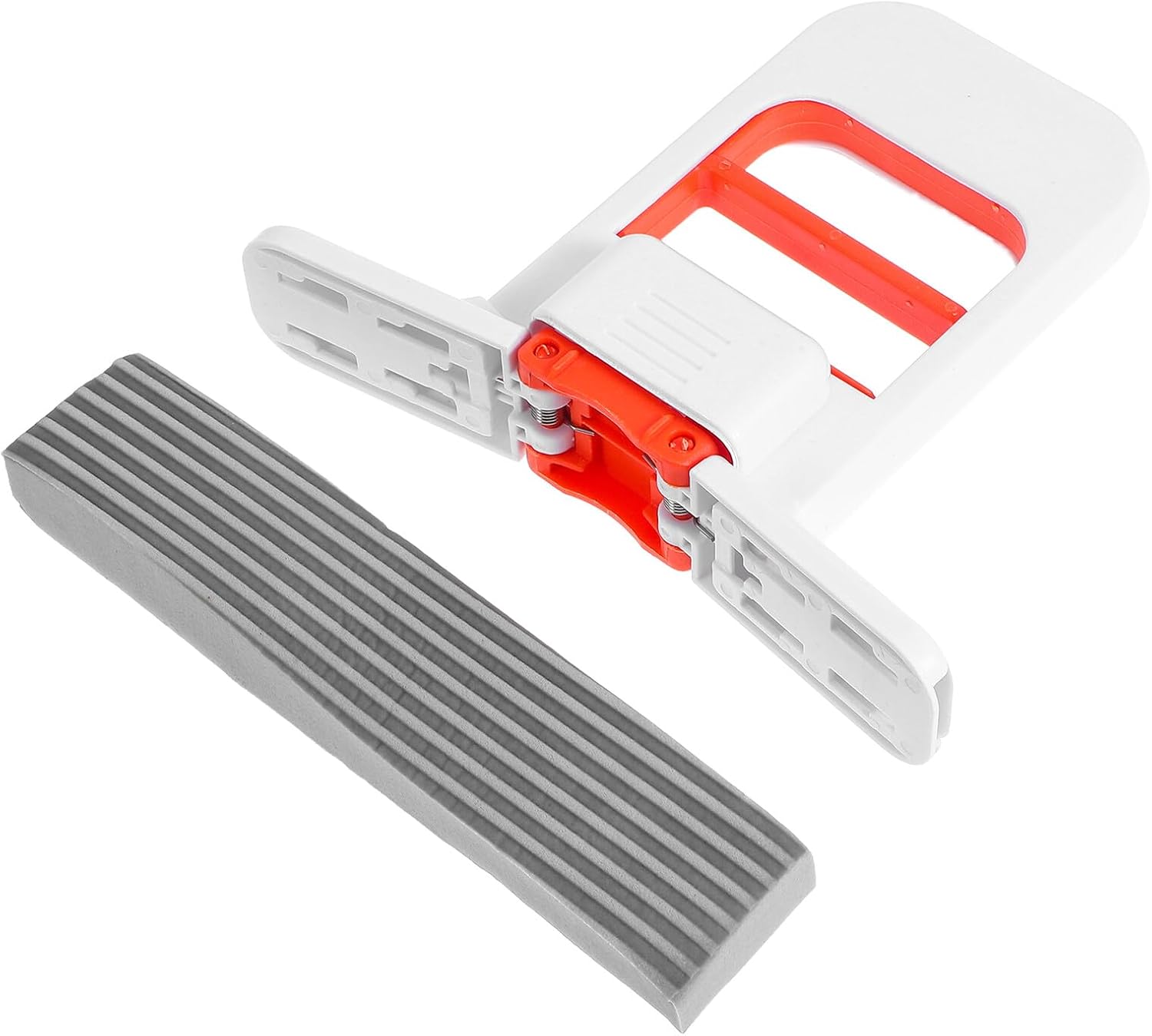 Portable Foldable Mini Sponge Mop with Self Squeezing Abs, White