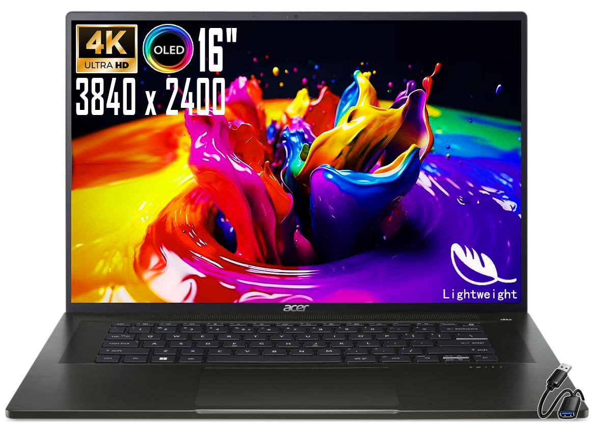 Amazon.co.jp: Acer Swift Edge 16インチ 4K (3840 x 2400) OLED 16:10