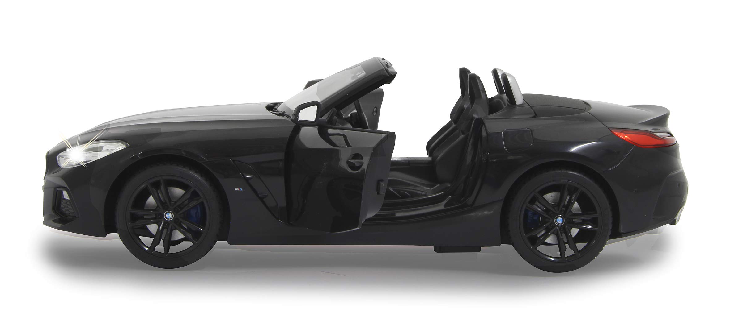 JAMARA 405173 - BMW Z4 Roadster 1:14 2,4 GHz drzwi ręczne - oficjalnie licencjonowane, do 1 godziny czasu jazdy, ok. 11 km/h, idealnie odtworzone szczegóły, szczegółowe wnętrze, światło LED