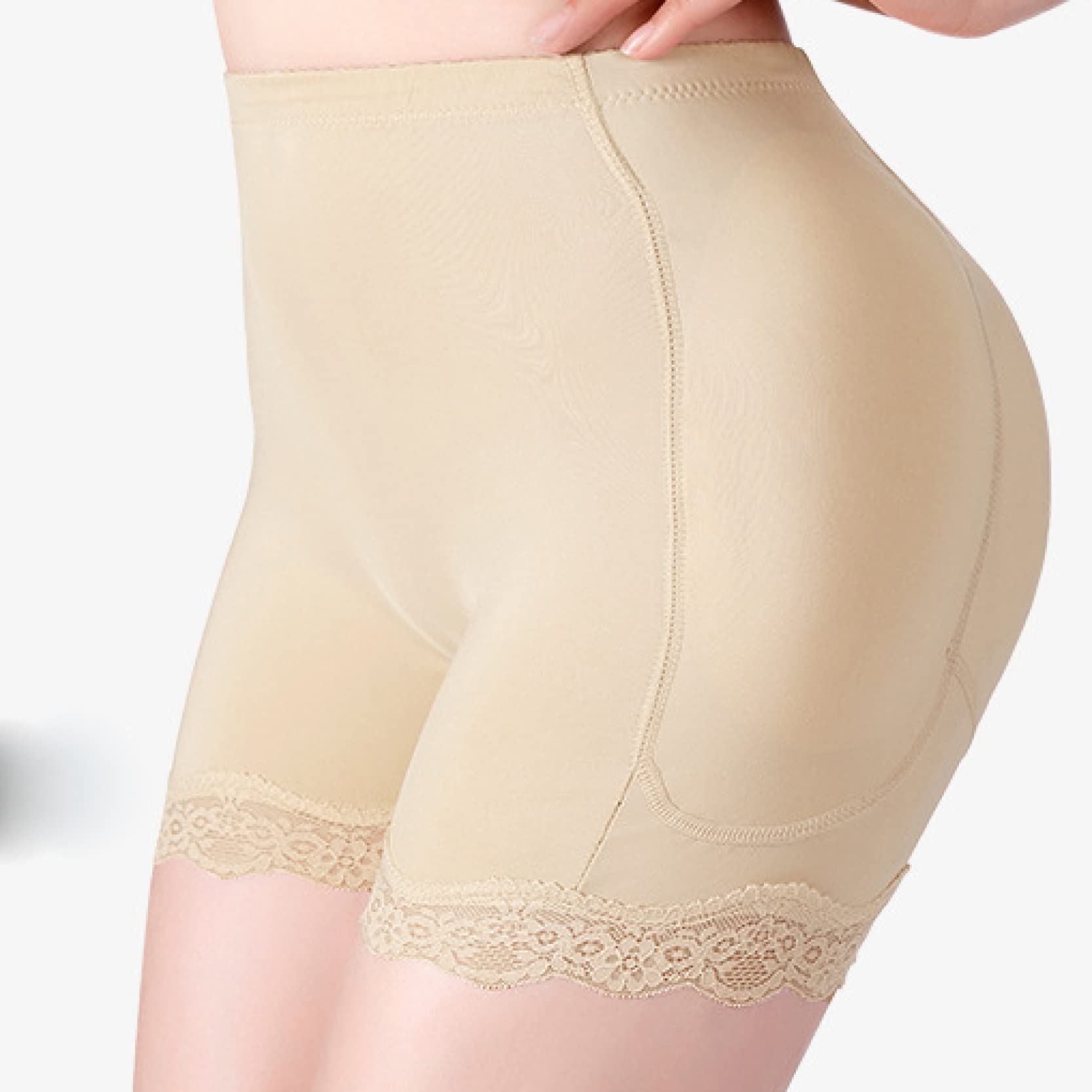 Mutandine Modellanti Senza Cuciture, Modellanti per Il Corpo, Modellanti per i Fianchi, Push-up, sollevatori di Glutei (Khaki S)