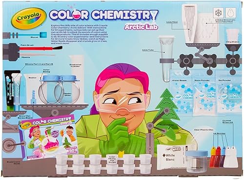 Miniatura 4 de Crayola Arctic Color Chemistry Set para niños, actividades de vapor/tallo, juguete educativo, edades 7, 8, 9, 10
