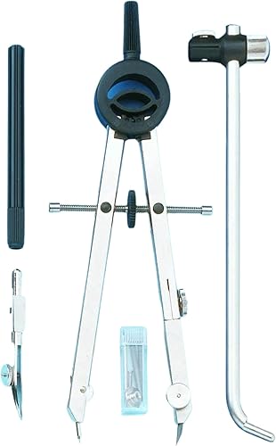 Miniatura 9 de ALVIN 302VJ - Juego de barras de brújula introductoria de arco de velocidad, kit de geometría e ingeniería, herramientas de dibujo y arquitectura,