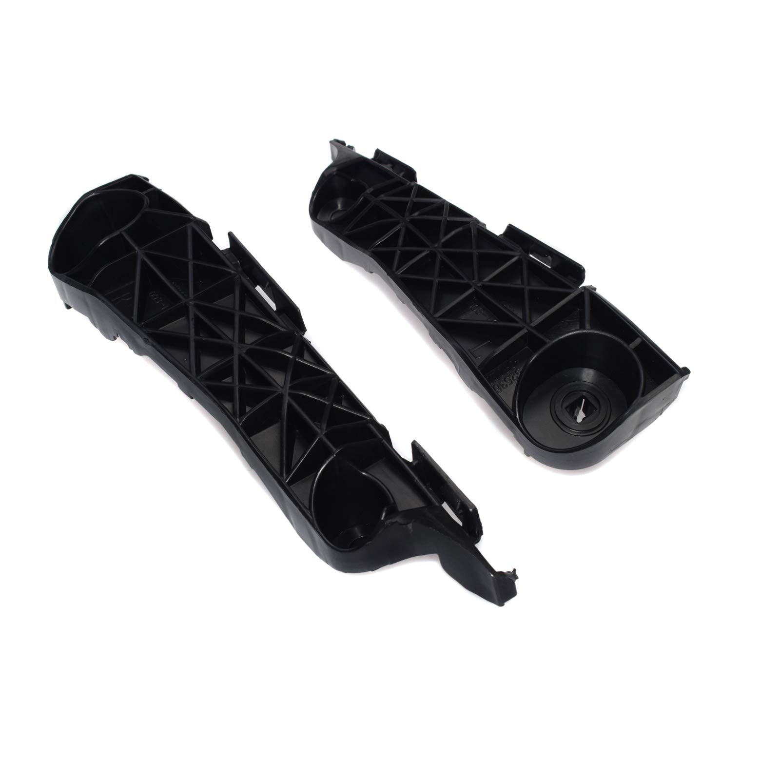 PARSLUCK 1 Paire De Supports De Montage De Pare-chocs Compatibles Avec Toyota RAV4 2006-2012, Ensemble De Retenue De Pare-chocs Gauche Et Droit En Plastique Noir Stable