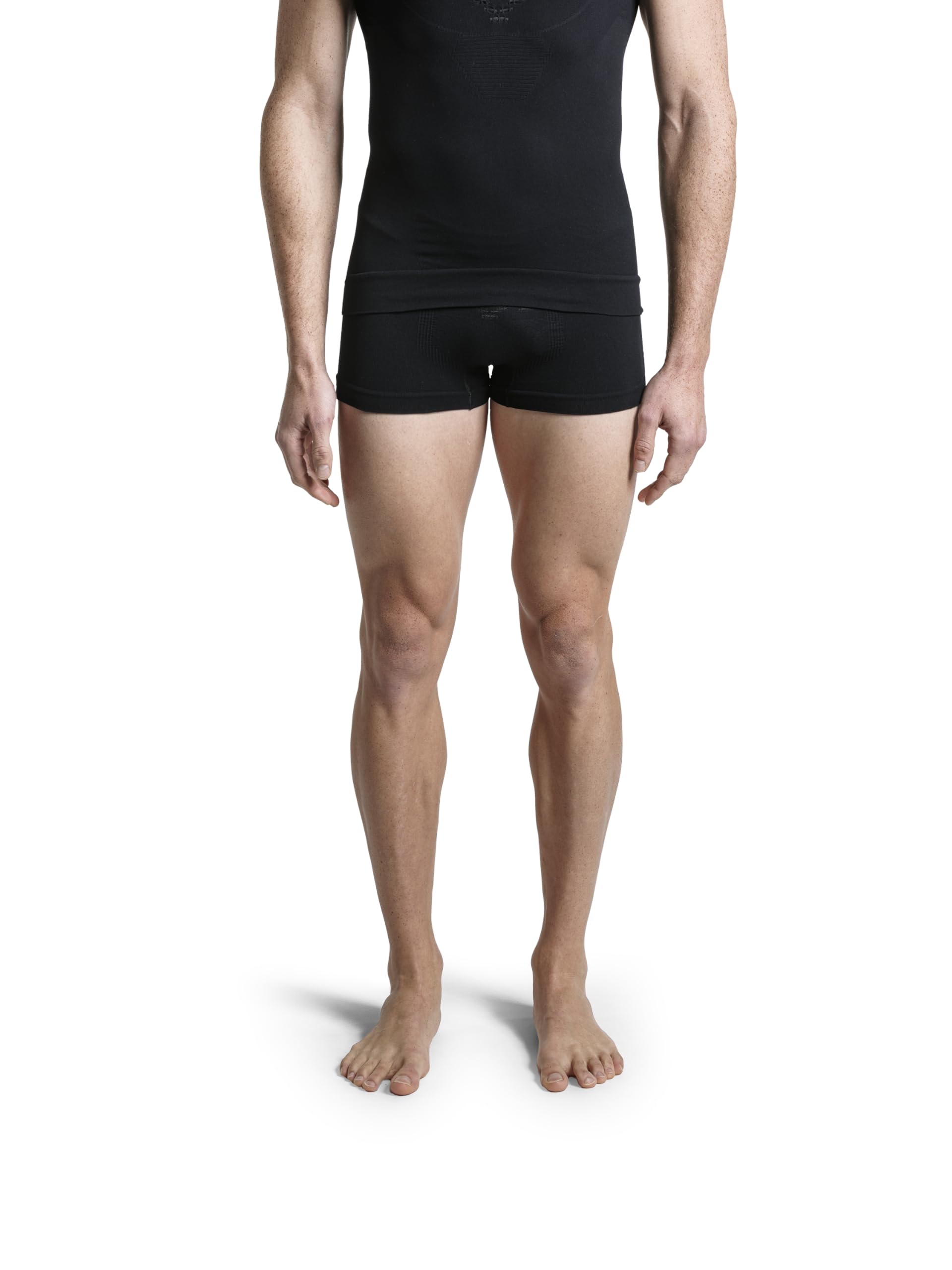 X-BIONIC Energizer 4.0 Boxers Légers pour Homme - sous-vêtements de Sport de Haute Technologie pour Une Performance et Un Confort accrus dans Toutes Les activités - Noir/Blanc, M