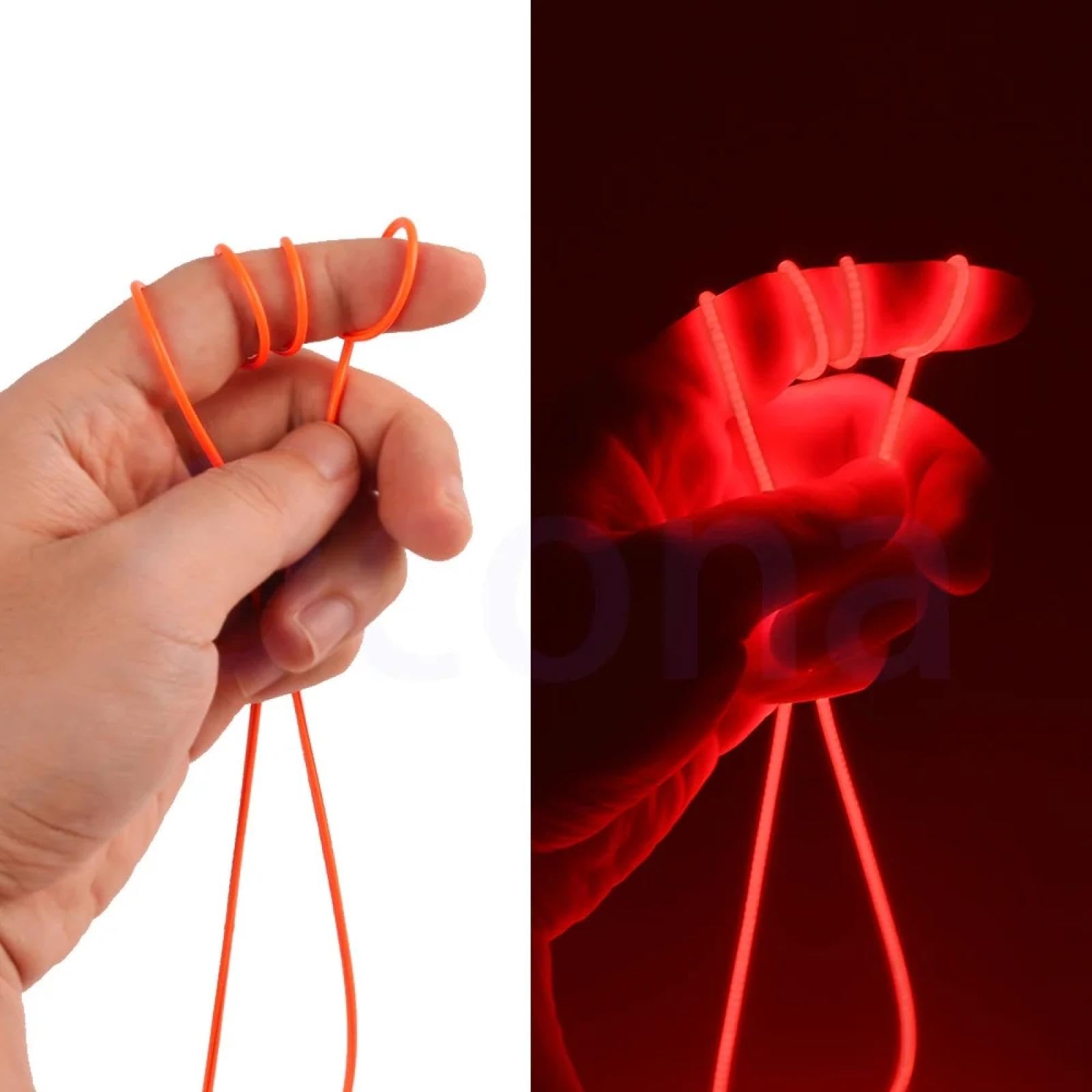 10pcs COB LED Filamento Flessibile DC 3V-Kit di Illuminazione Fai Da Te, 7 Colori (Materiale FPC) DC12V 450mm 10pz Rosa