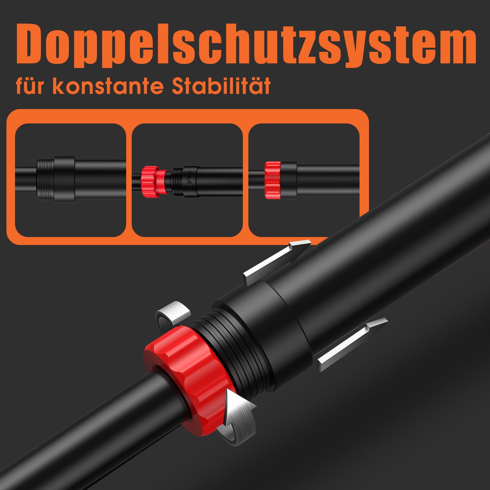 AhfuLife Tür Klimmzugstange - Multifunktions Trainingsstange Für Zuhause Ohne Schrauben