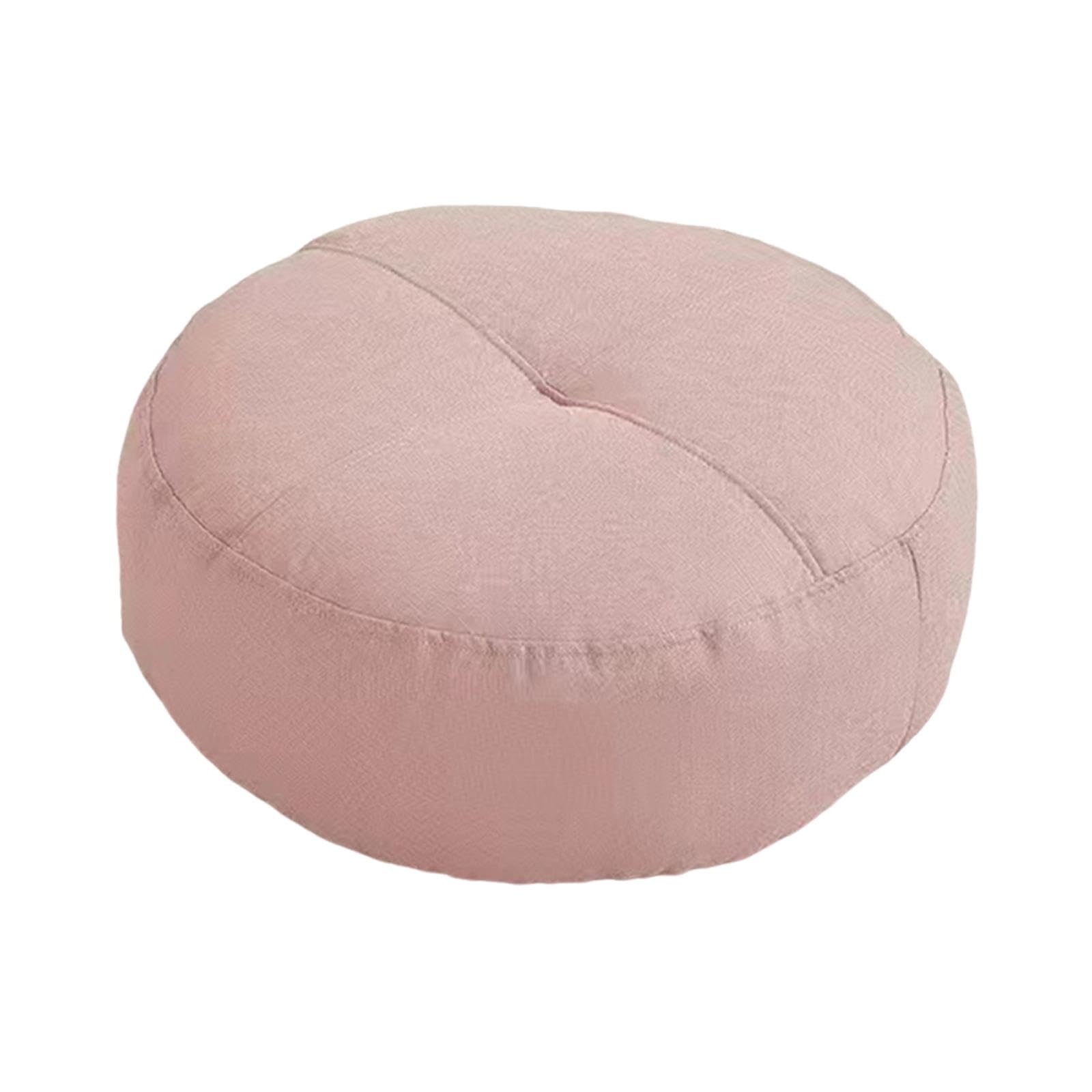 Round Floor Pillow Meditation Floor Pillow for Yoga Sofa Bed Bedroom Balcony Pink|Home & Garden | Home Decor| Pillows|1 Round Floor Pillow-image-11