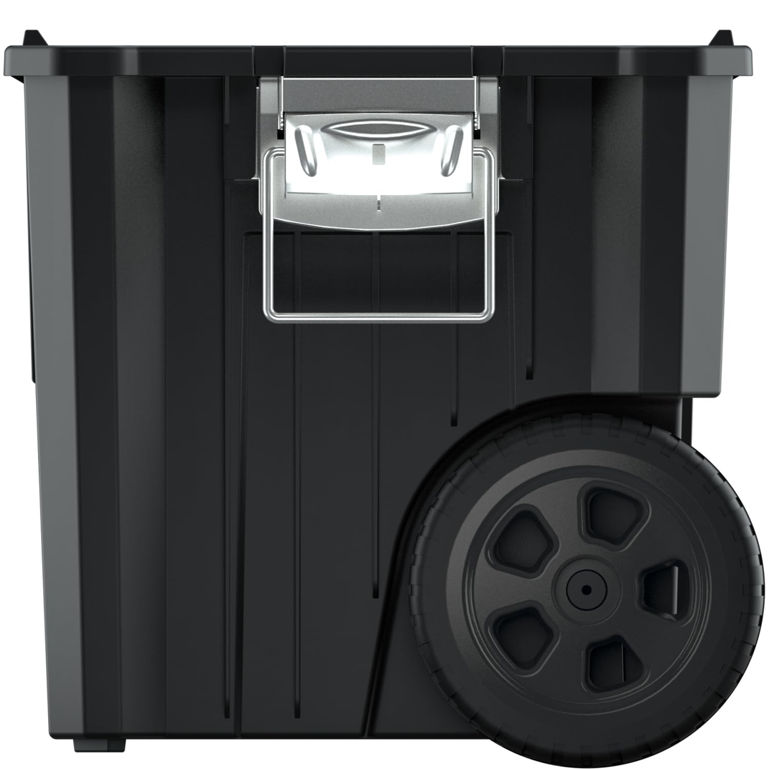 Kistenberg 2 in 1 Werkzeugtrolley Werkzeugkiste Werkzeugkasten Werkstattkoffer Rollende Werkstatt (Klemmverschlüssen, Organizer im Deckel, Staubdicht, 450 x 360 x 640 mm (Mit Metall-Verschluss)