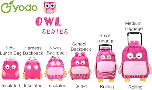 Miniatura 7 de Yodo Mochila escolar para niños pequeños, etiqueta con nombre y correa para el pecho