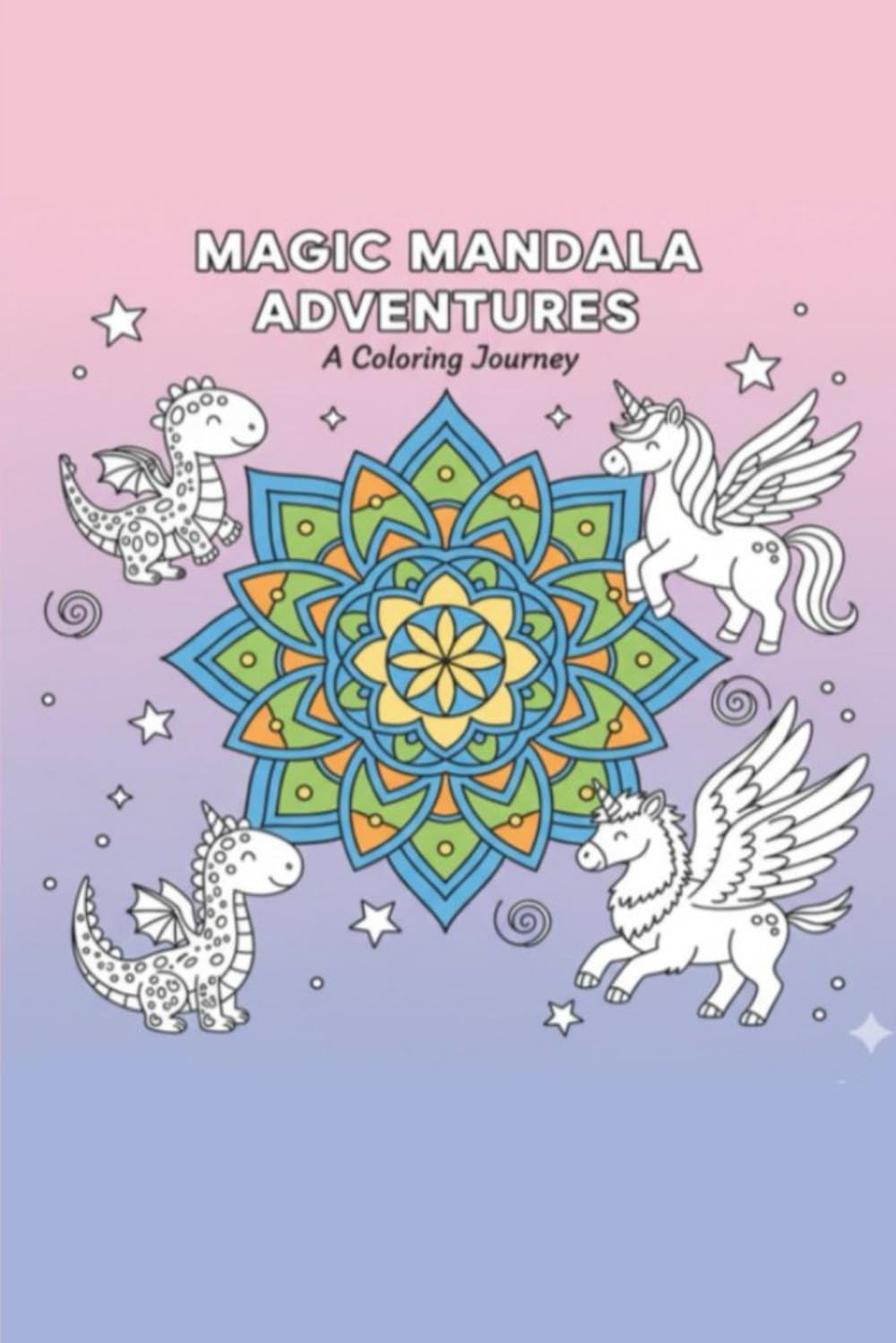 Magic mandala adventures: A coloring journey