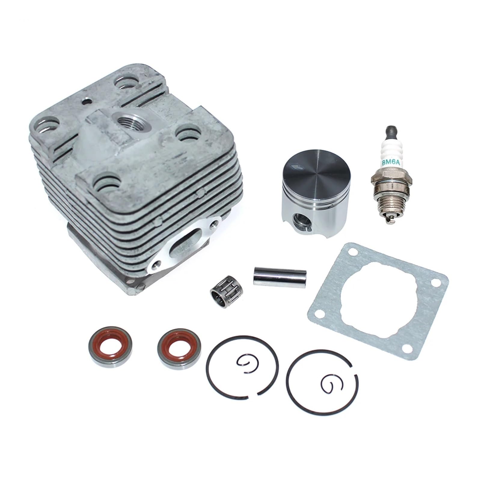 Dingmao Kits de pistón de cilindro de 38MM compatibles con desbrozadora Sthil, limpieza FS200 FS200R 41340201212 41340201207
