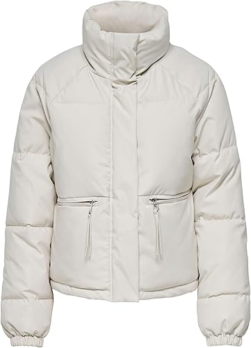 JdY Jdyfrey Flotte Short Jacket OTW Yfm, Moonbeam, XS, Moonbeam, x_s