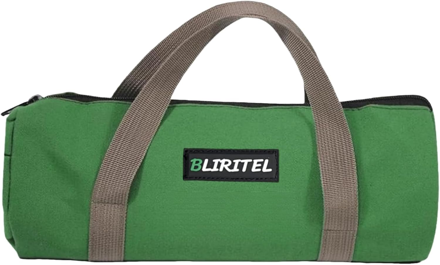 BLIRITEL 14 Inch Small Tool Bag for Men, Large Capacity Wide Mouth Canvas Storage Kit, Tote Handbag Organizer for Mechanic & Electrician Storage