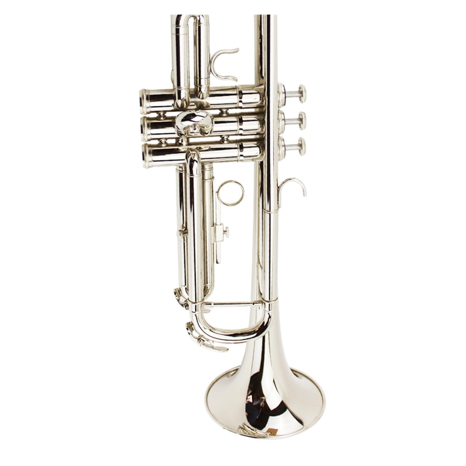 Trompete Trompeteninstrument aus vernickeltem Silber in B-Dur für Einsteiger und professionelle Bandspieler