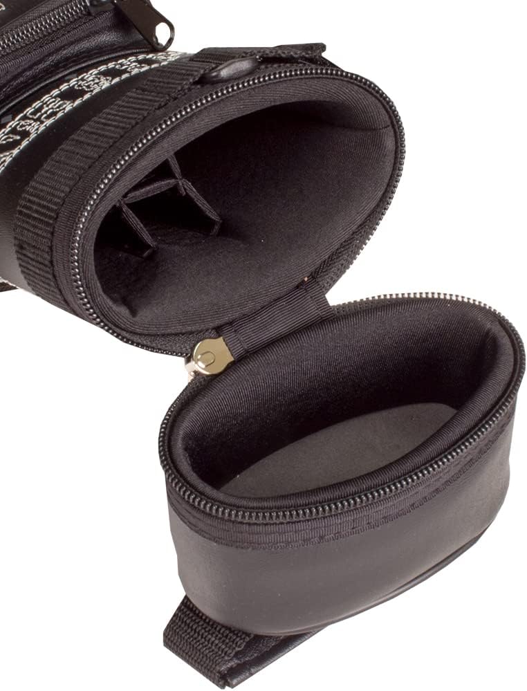 Athena ATHC06 2x2 Black w/Pink Cross Stitch Pool/Billiard Hard Cue Case