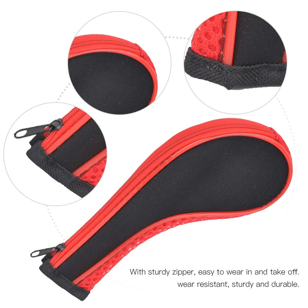 Housses de Protection pour Têtes de Club de Golf, Tissu Résistant avec Design Compact 17.5x8cm, Étui de Transport pour Amateurs de Golf, Accessoires Sport Pratique