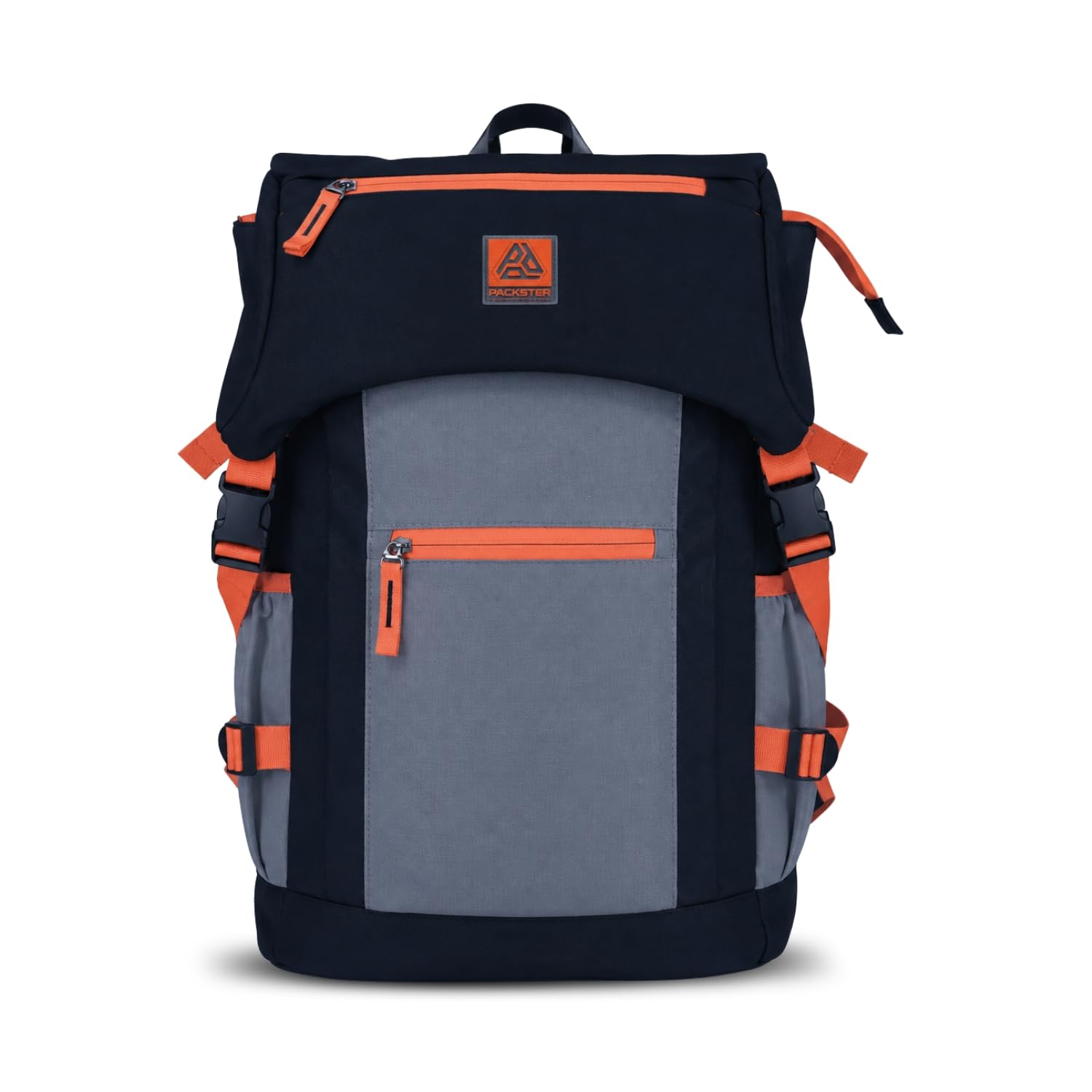 Voyage 43L Travel Backpack for Men & Women, Water-Resistant Weekend Bag with Rain Cover, 15.6 Inch Laptop Sleeve, Hidden Pocket, Bottle Holders & Trolley Sleeve, Saffron Orange-image-10