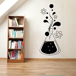 GADGETS WRAP Wall Decal Vinyl Sticker Chemistry Science Education for School for Office Home Wall Decoration