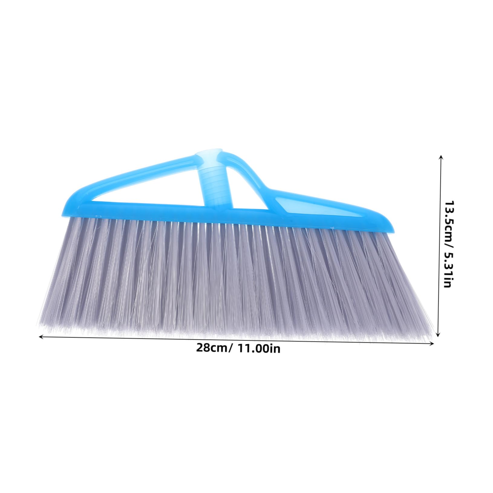 Beavorty Outdoor Push Broom Head Deck Sweeper Broom for Driveway Cleaning Industrial Scrub Brush