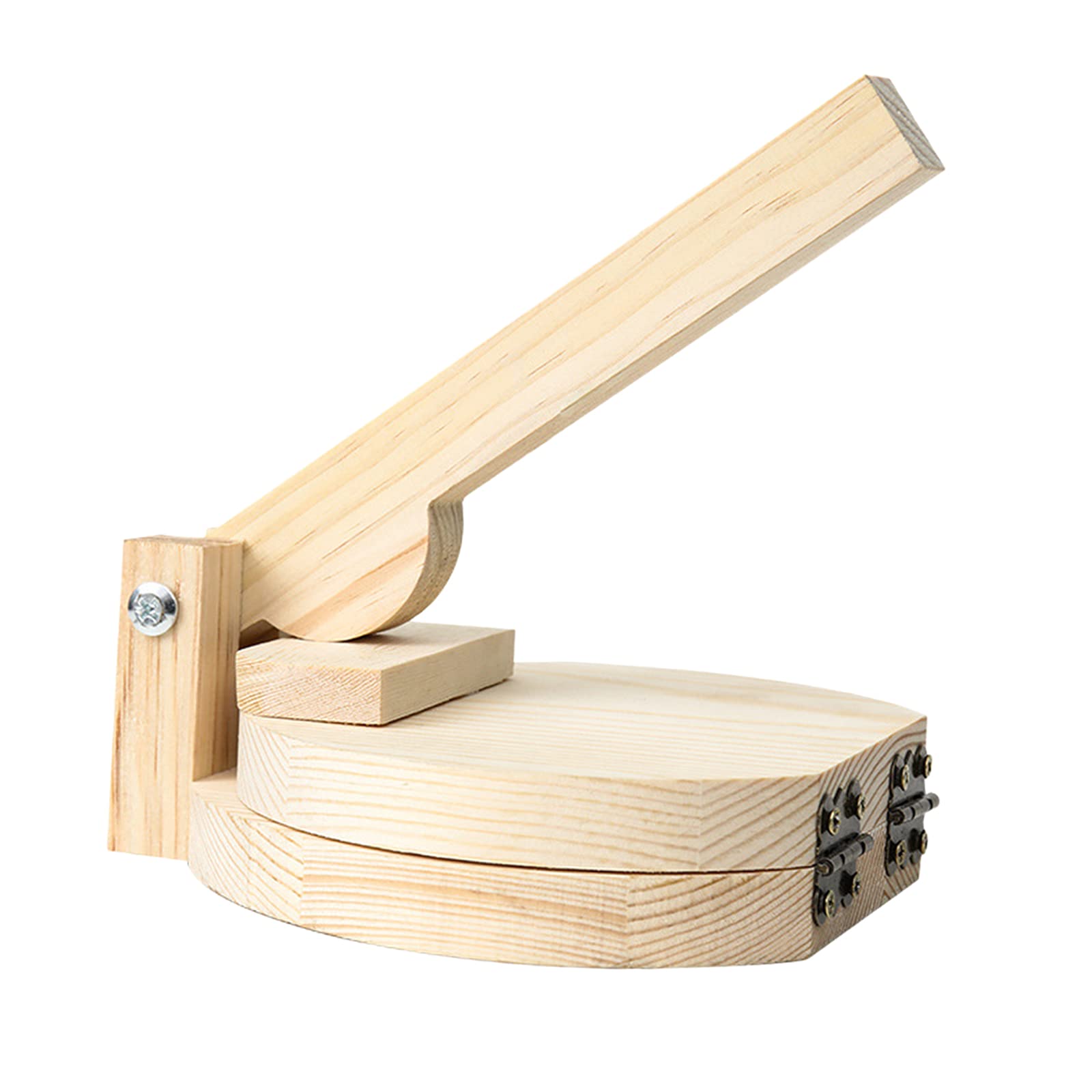 ATORSE® Wooden Tortilla Paste Press Manual Dumpling Presser Pizza Maker Baking Round-image-34