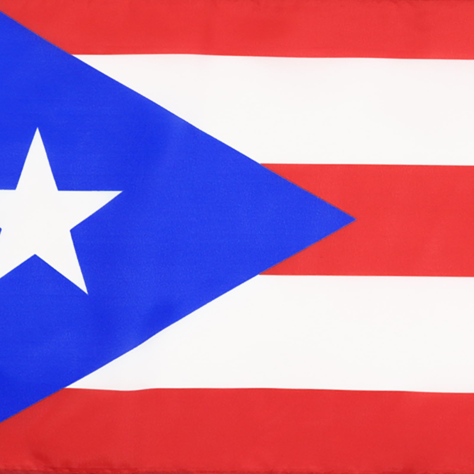 Drapeau Porto Rico Digital Cordelettes, 45cm x 30cm