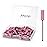 Lavinda Small Sanding Bands Nail Drill Bit, 80 Piece Extra Fine Sanding Bands for Nail Drill with 3.1mm Mandrel Bit for Acrylic Nails Gel Removing Shaping Polishing Nail Salon Use (240 Grit, Pink)