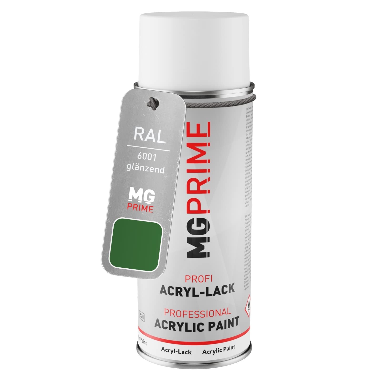 Mg Prime Emerald Green Ral 6001 /Smaragdgrün Spray Can 400 Ml Glossy Quick-Drying