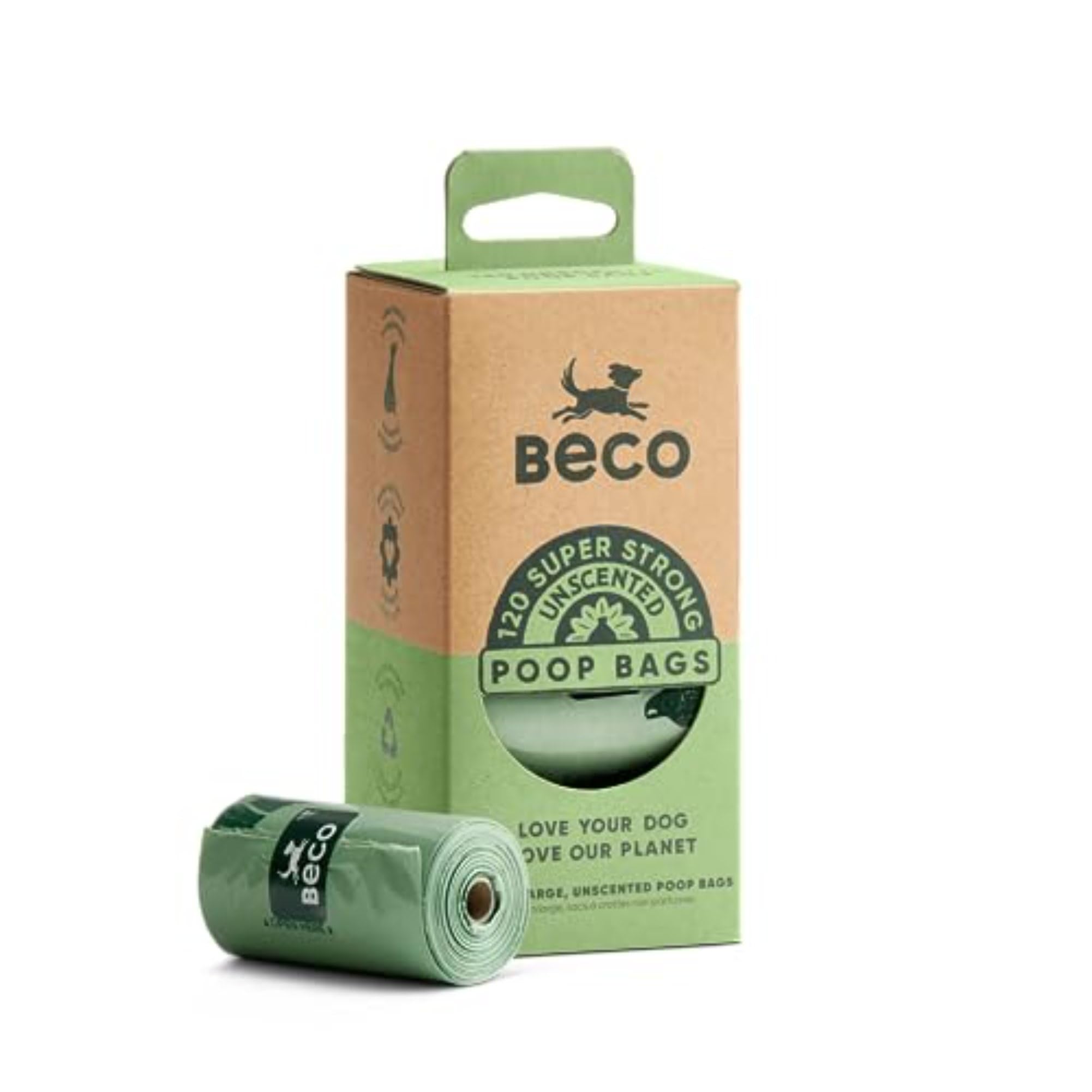 Beco Poop Bags Unscented | Size: 120 Bags