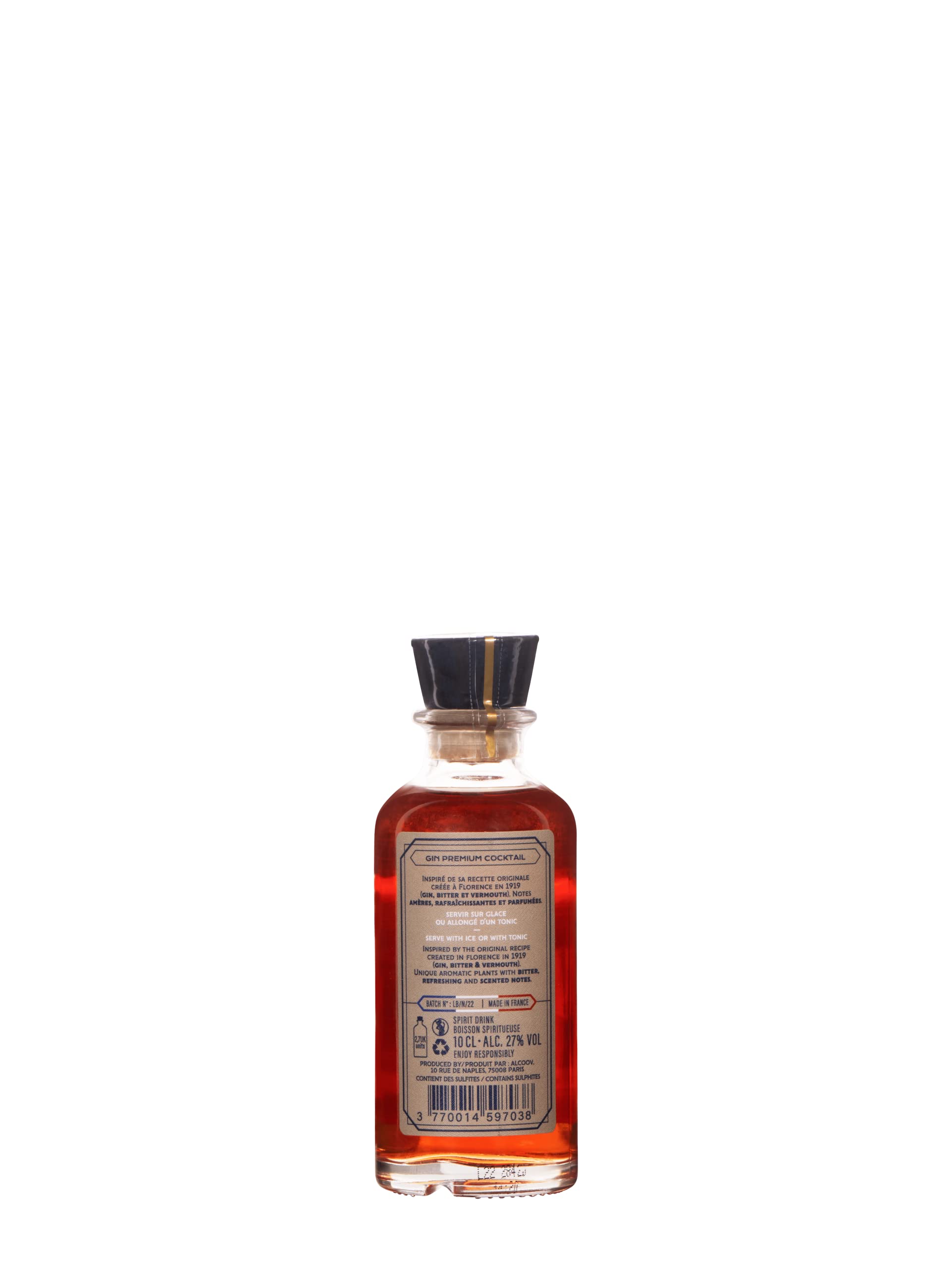 LE BARTELEUR - Coffret 4 x 10cl - Cocktail prémixé - Hanky Panky/Negroni/Mai Tai/Manhattan - Origine : France - 25,9% Alcool moyen - Prêt à boire - 4 x 10 cl