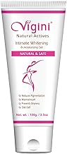 VIGINI Natural Vaginal Lubricating Lubrication Lube Lubricants Moisturizer Water Based Gel 100g | Non Itching Dryness Non Sticky Staining Sulphate Paraben Free Hypoallergenic for Women