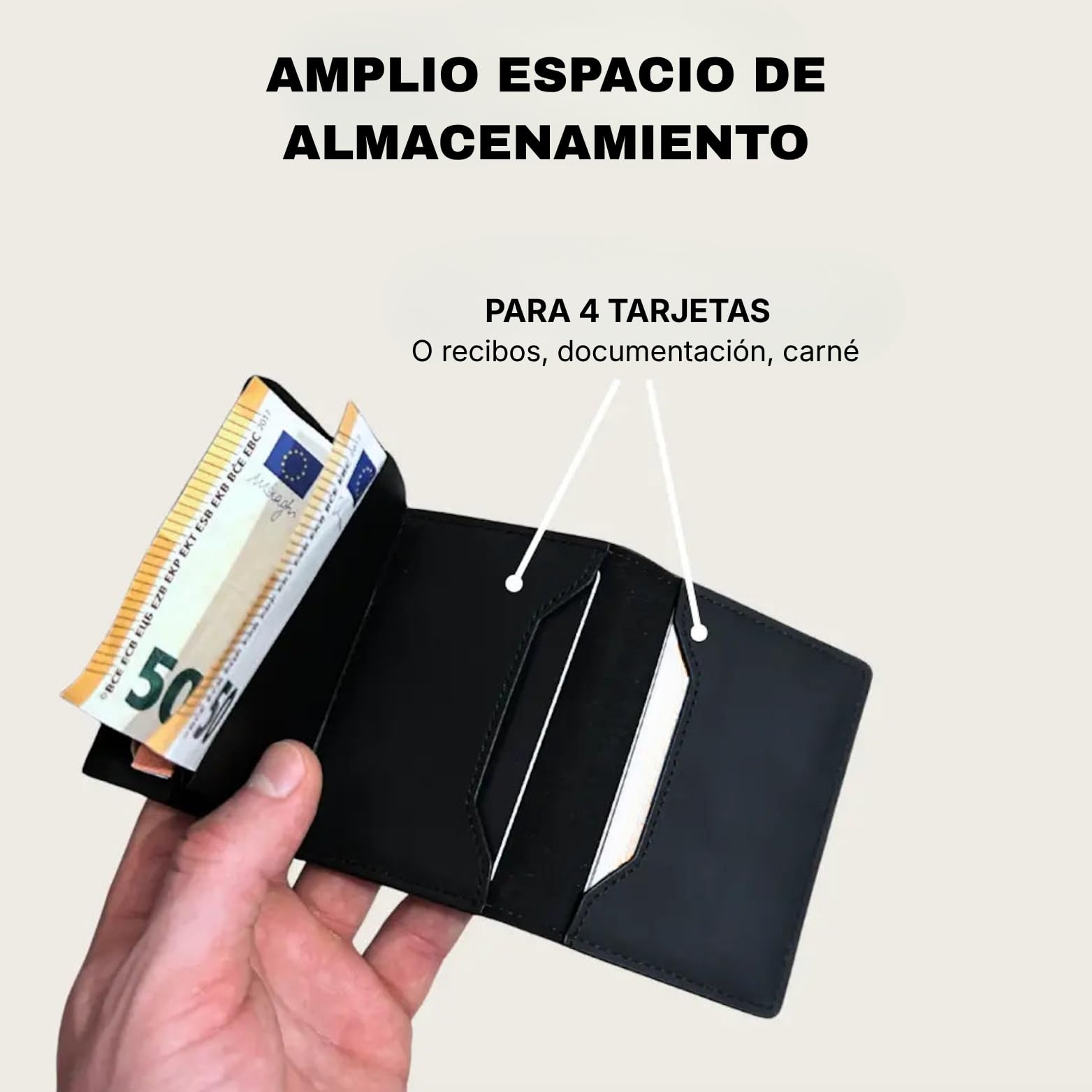 taller lorca cartera wallet 2.0, 2pcs cartera RFID compacta aluminio