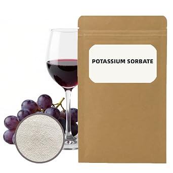 Potassium Sorbate Food Grade, Preservative Stabilizer for Winemaking Brewing Cider Mead Kombucha Soft Drinks Baking Cooking 8 oz