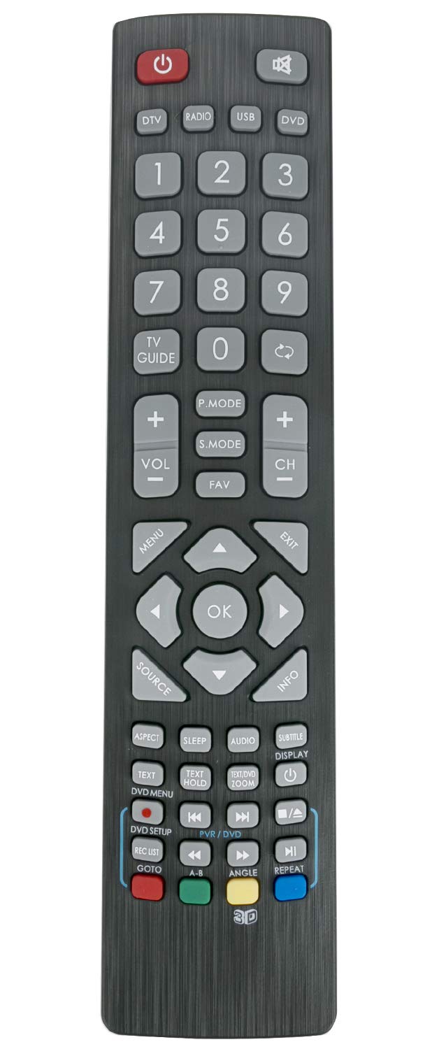 Nuovo SHW/RMC/0103 Telecomando di ricambio -VINABTY SHWRMC0103 Telecomando per Sharp Aquos LC-40CFE5200E LC-22CFE4000ES LC-40FG3341K LC-24CHF4011E LC-49CFE5001E LC-48CFE4041K LC24CHE4012E LC50CFE5101K